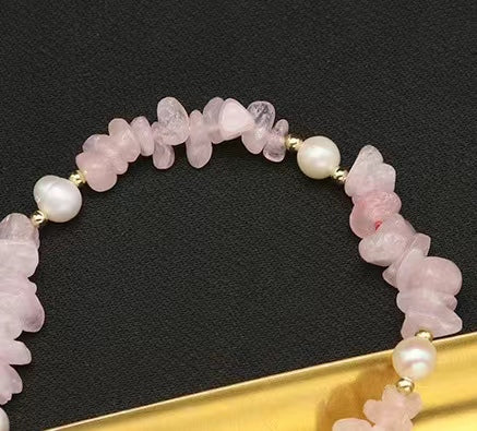 Genuine Freshwater Pearl & Gem Stone Bracelet (Limited Edition)