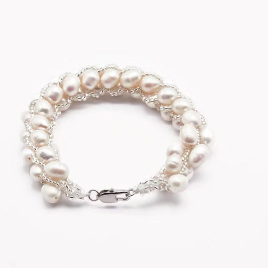 Genuine Freshwater Baroque Pearl Ritz Bracelet (Limited Edition)