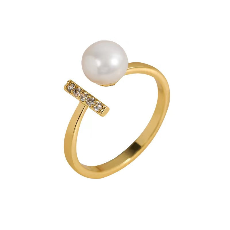 Genuine Freshwater Pearl Ellie Ring