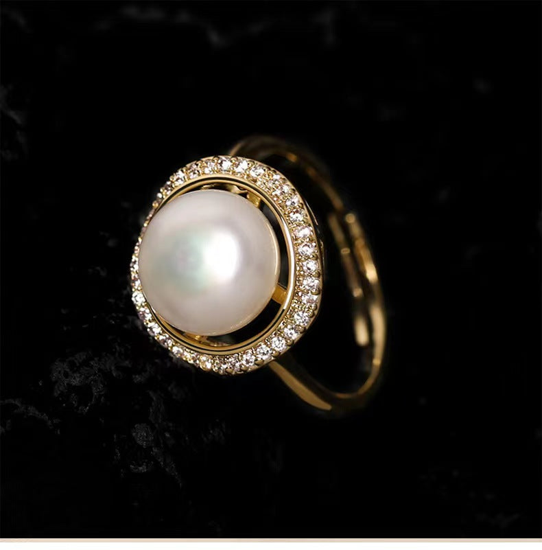 Genuine Freshwater Pearl Cloud Ring