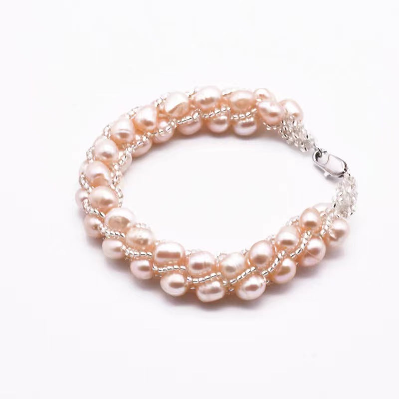 Genuine Freshwater Baroque Pearl Ritz Bracelet (Limited Edition)