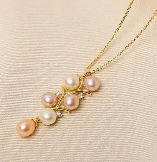 Genuine Freshwater Pearl Grape Necklace