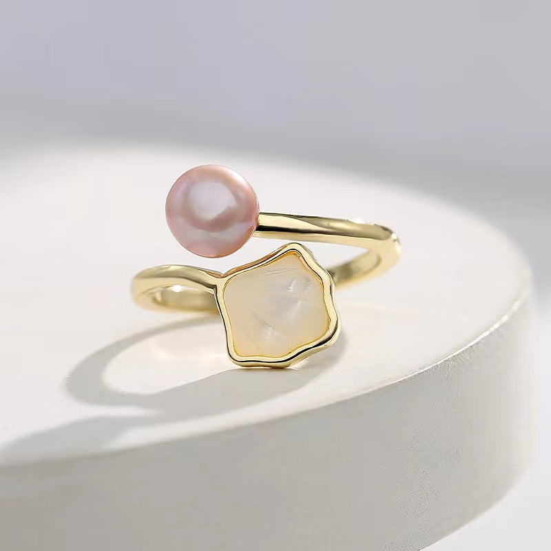 Genuine Freshwater Pearl Cindy Ring