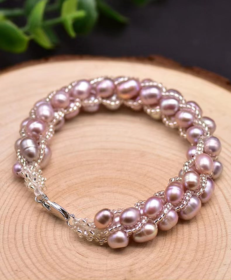 Genuine Freshwater Baroque Pearl Ritz Bracelet (Limited Edition)