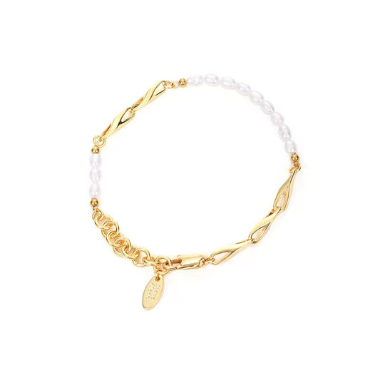 Genuine Freshwater Pearl Promise Bracelet