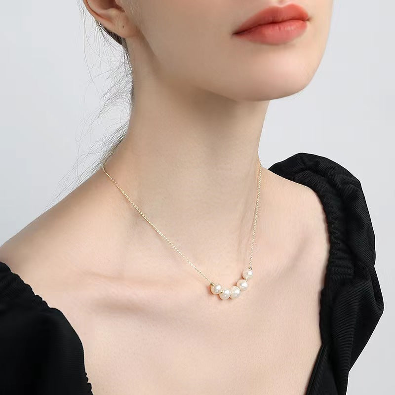 Genuine freshwater on sale pearl necklace