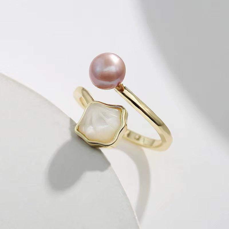 Genuine Freshwater Pearl Cindy Ring