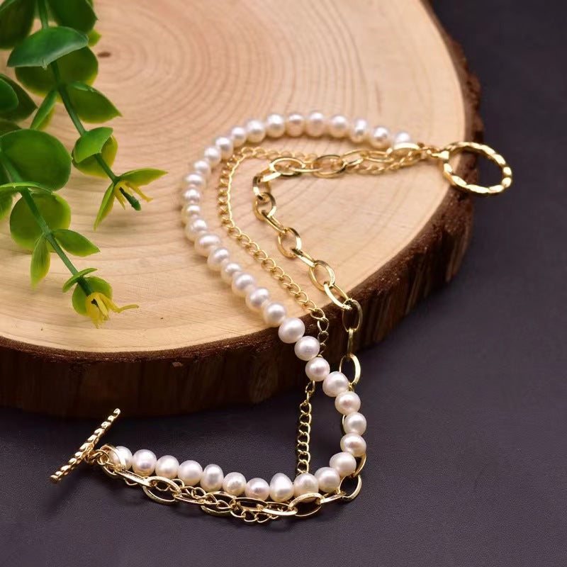 Genuine Freshwater Baroque Pearl Vesta Bracelet (Limited Edition)