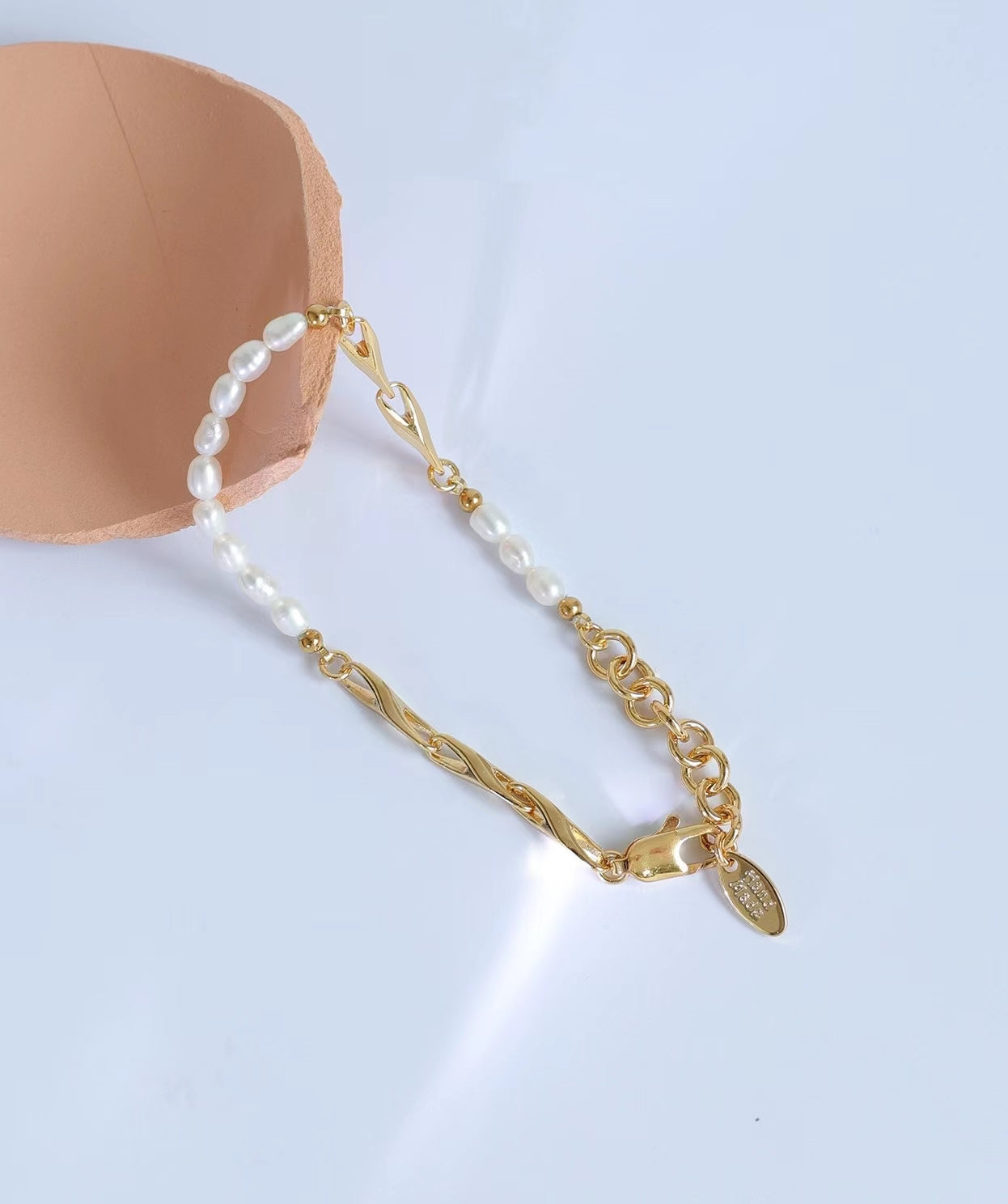 Genuine Freshwater Pearl Promise Bracelet