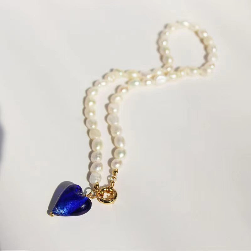 Genuine Freshwater Pearl Full Heart Necklace