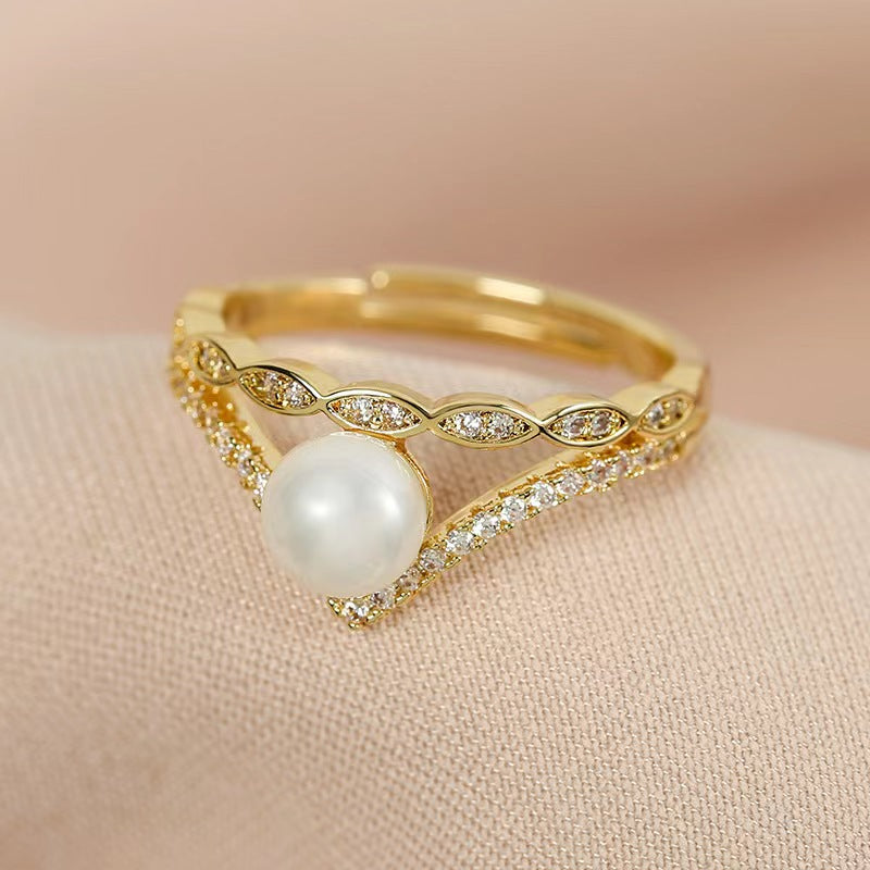 Genuine Freshwater Pearl Samantha Ring