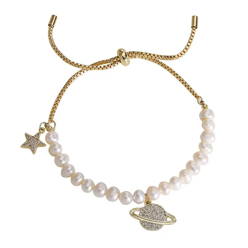 Genuine Freshwater Pearl Mars Bracelet