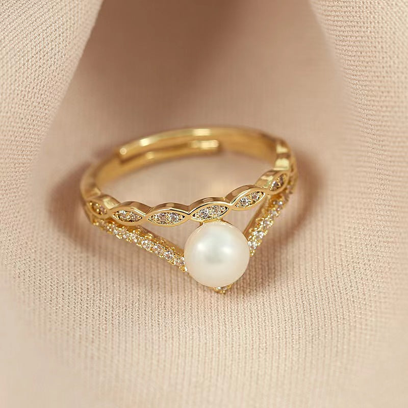 Genuine Freshwater Pearl Samantha Ring