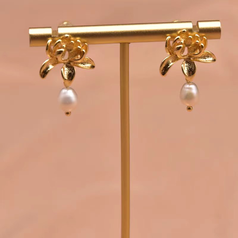 Genuine Freshwater Baroque Pearl Night Market Earrings (Limited Edition)