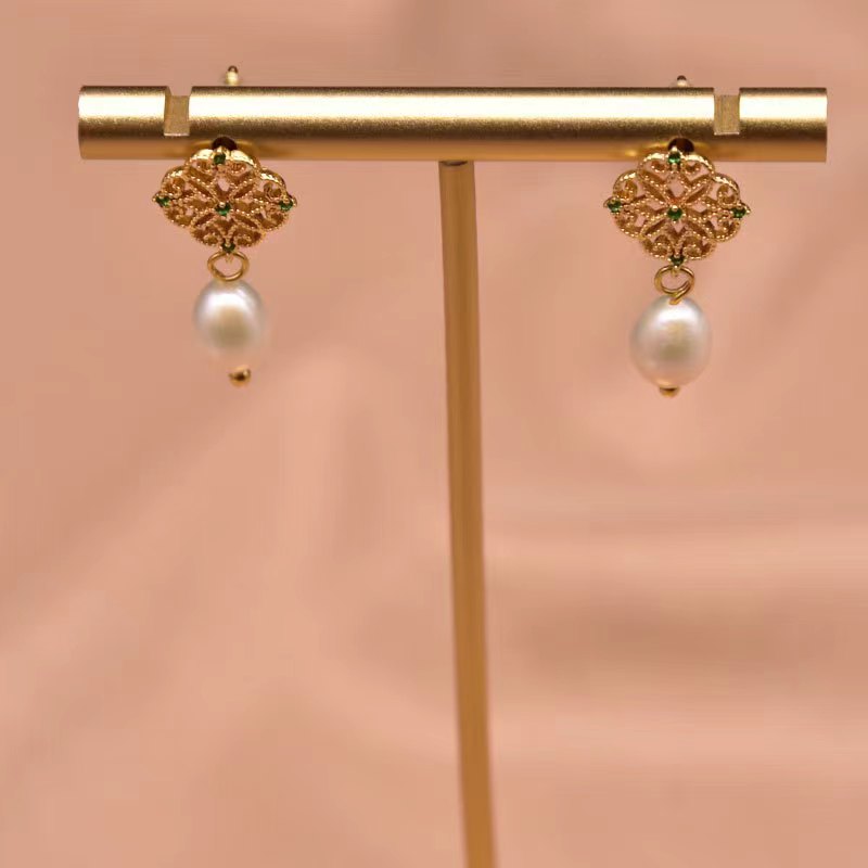 Genuine Freshwater Baroque Pearl Night Market Earrings (Limited Edition)