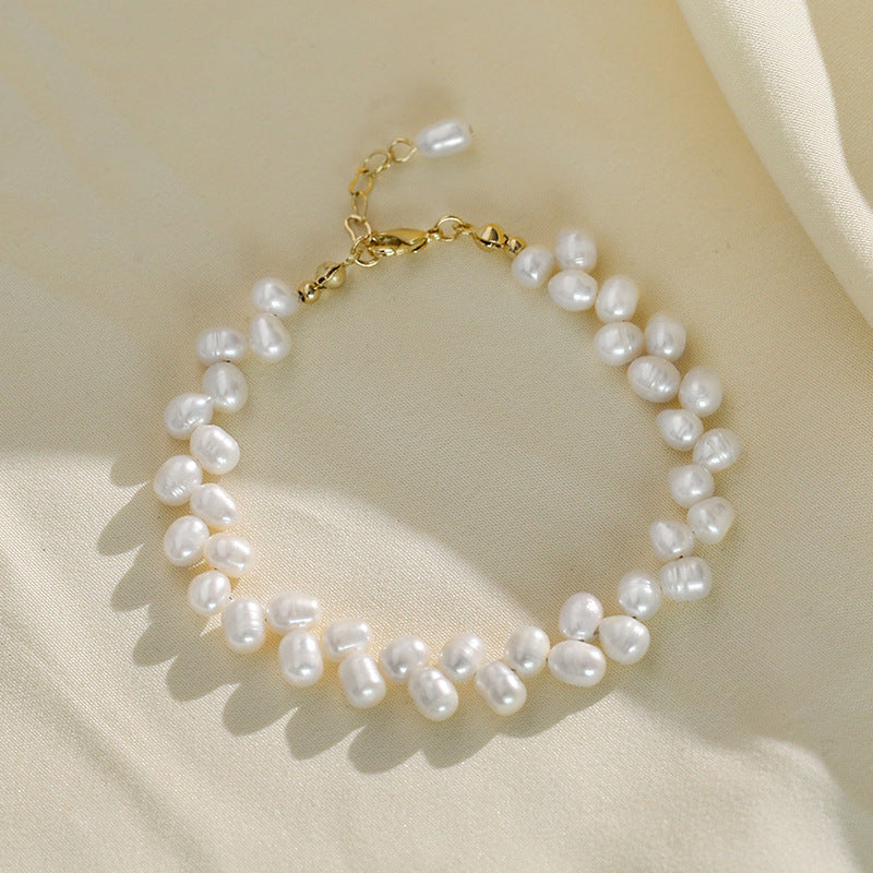 Genuine Freshwater Pearl Twins Bracelet