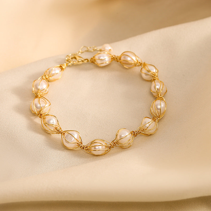 Genuine Freshwater Pearl Emily Bracelet