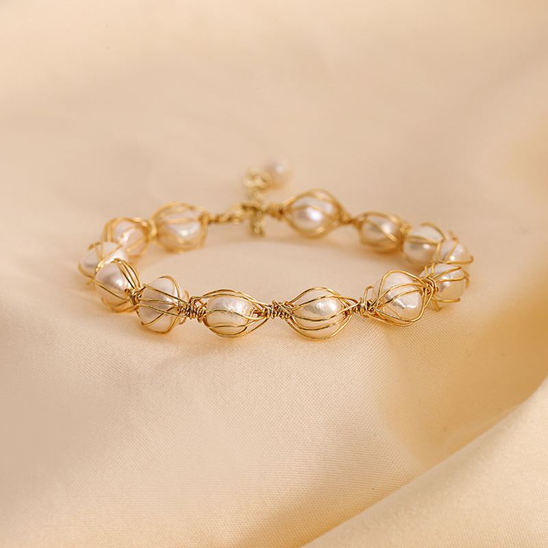 Genuine Freshwater Pearl Emily Bracelet