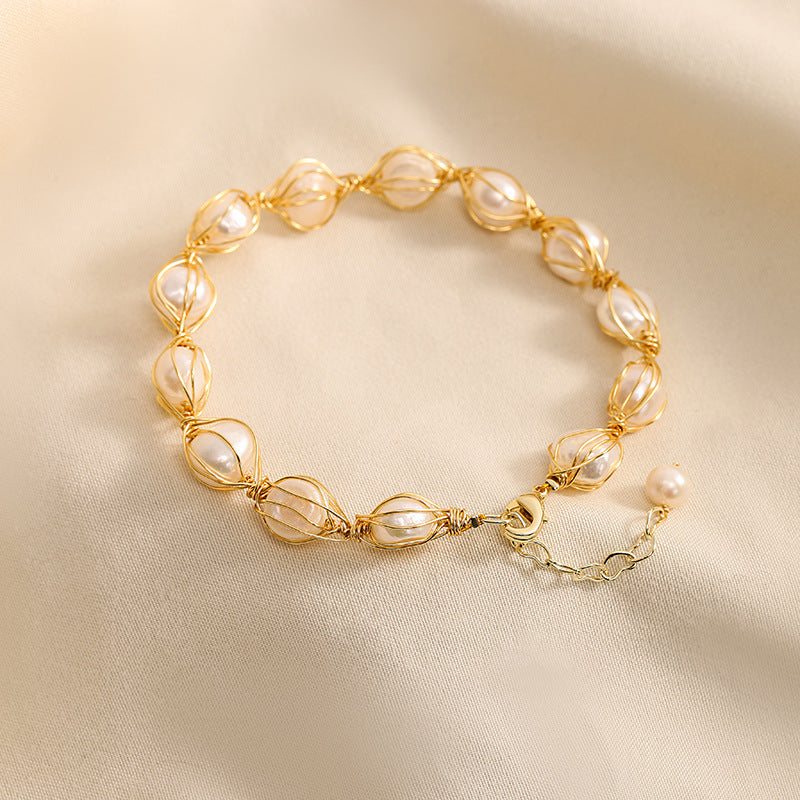 Genuine Freshwater Pearl Emily Bracelet