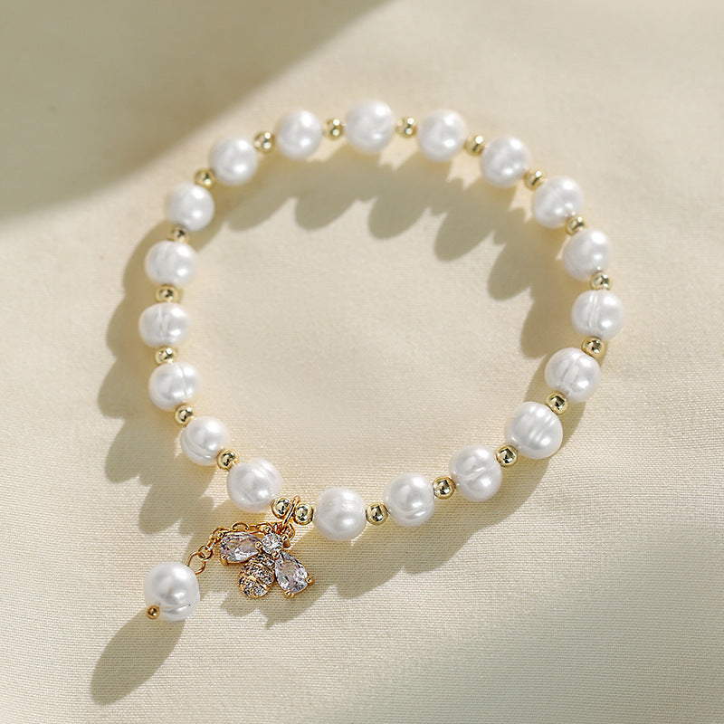 Genuine Freshwater Pearl Bee Bracelet