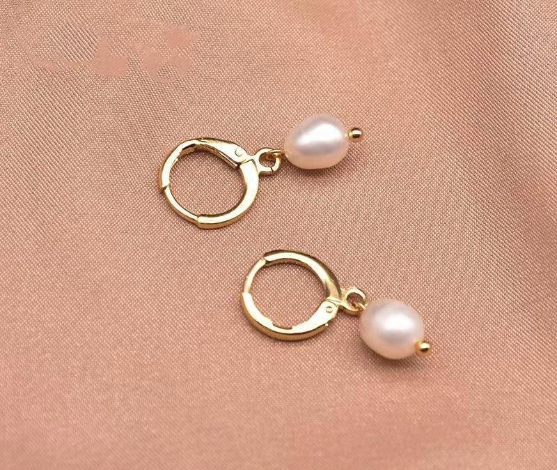 Genuine Freshwater Baroque Pearl Night Market Earrings (Limited Edition)