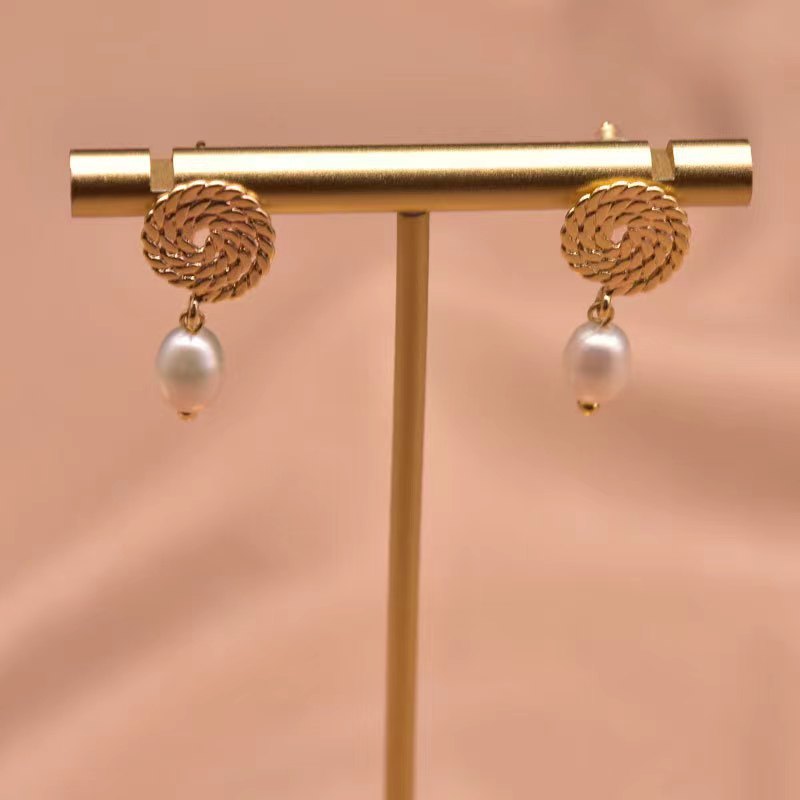 Genuine Freshwater Baroque Pearl Night Market Earrings (Limited Edition)