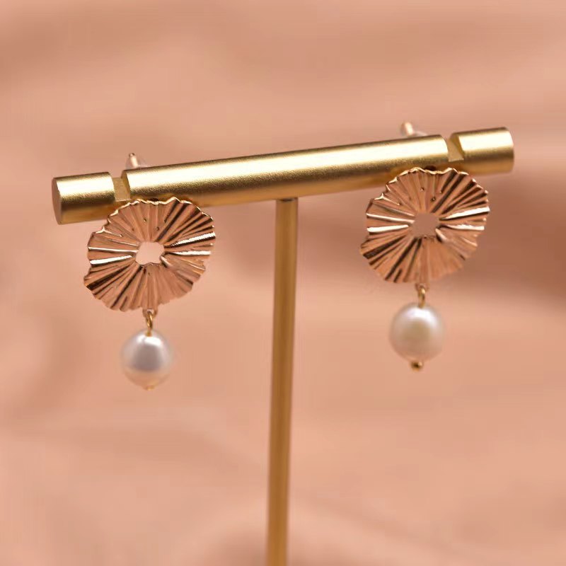 Genuine Freshwater Baroque Pearl Night Market Earrings (Limited Edition)