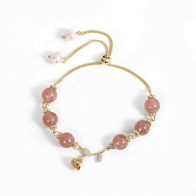 Genuine Freshwater Pearl Strawberry Bracelet