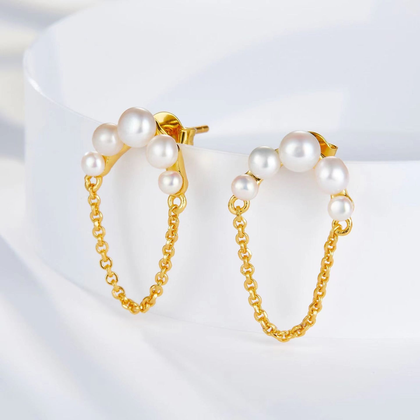 Genuine Natural Freshwater Pearl Bead Dream Earrings