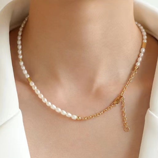 Genuine Freshwater Pearl Corda Necklace