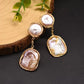 Genuine Freshwater Baroque Pearl Long Island Earrings (Limited Edition)
