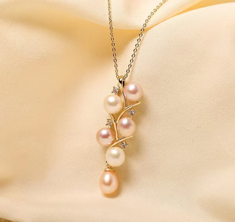 Genuine Freshwater Pearl Grape Necklace