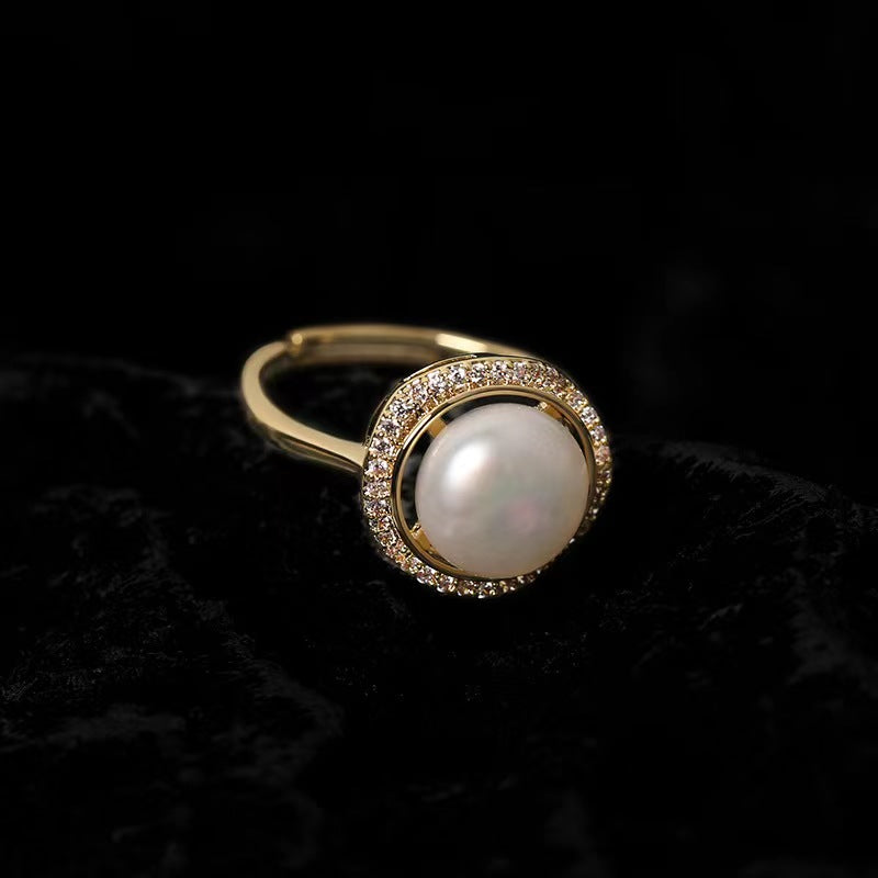 Genuine Freshwater Pearl Cloud Ring