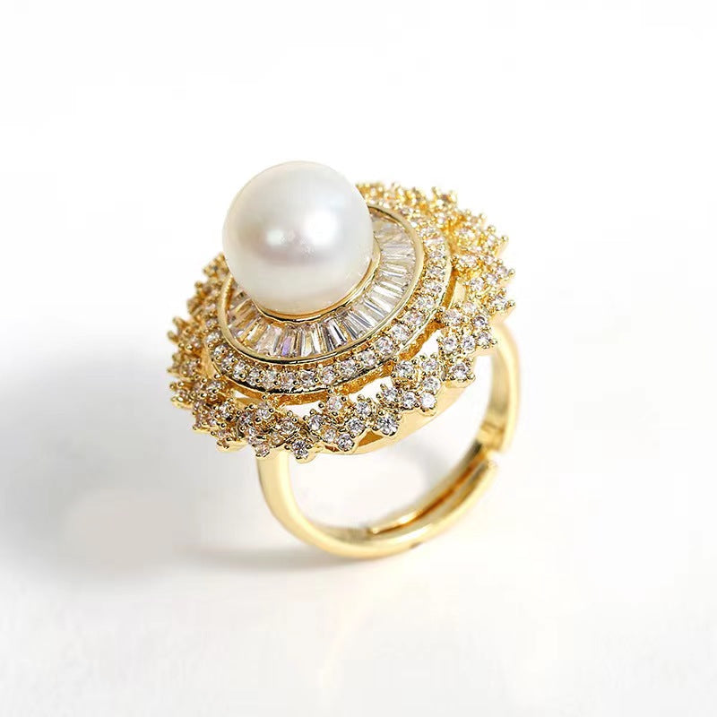 Genuine Freshwater Pearl Chelsea Ring