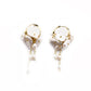 Genuine Freshwater Baroque Pearl Orchid Earrings (Limited Edition)