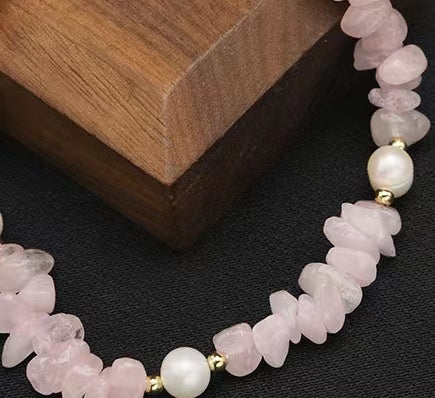 Genuine Freshwater Pearl & Gem Stone Bracelet (Limited Edition)