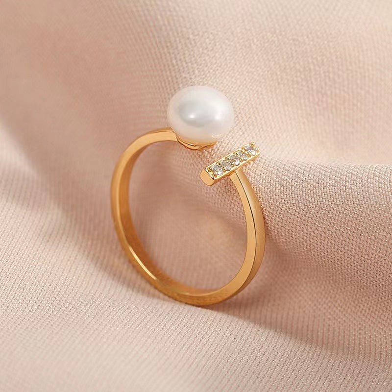 Genuine Freshwater Pearl Ellie Ring